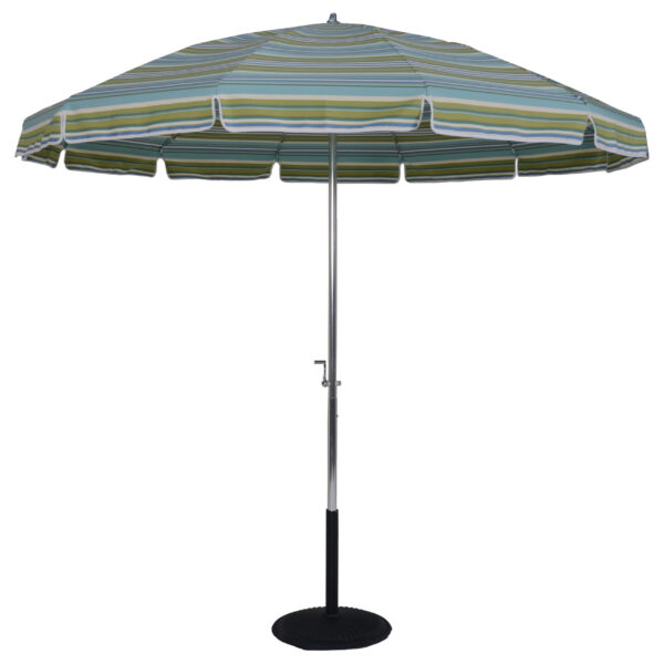 7.5' Crank-To-Lift Steel Rib Patio Umbrella