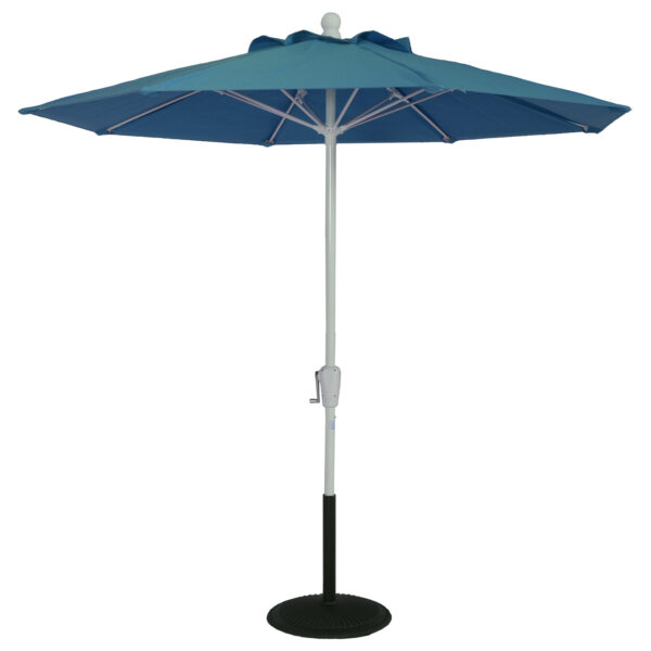 9' Crank-To-Lift Fiberglass Rib Market Umbrella