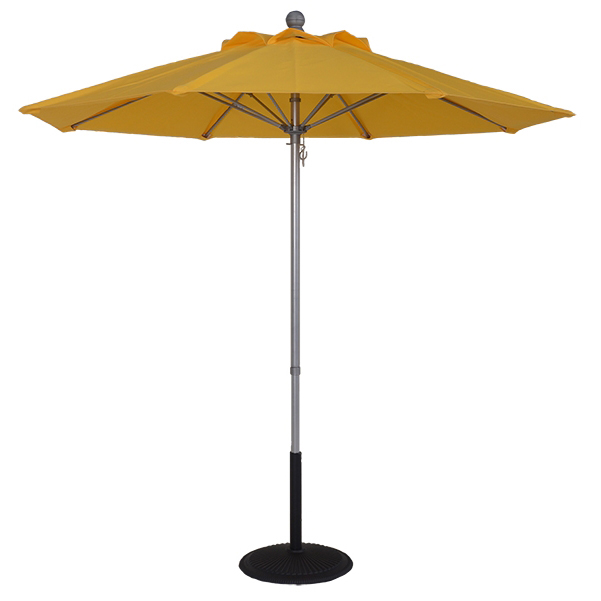6.5' Push-Open Fiberglass Rib Market Umbrella