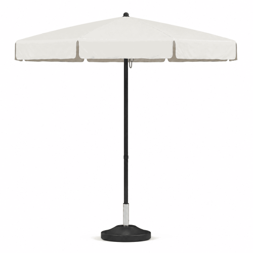Ivory Valanced Patio Umbrella